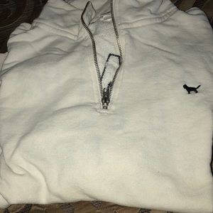 PINK 1/4 zip sweatshirt